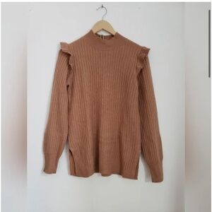 RW&Co Long-Sleeve mock Neck SweaterRuffles NWOT